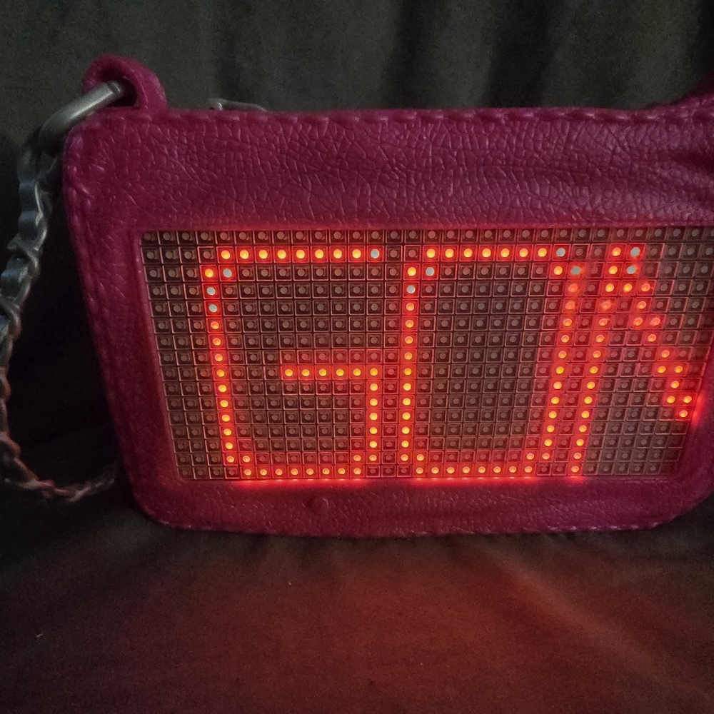 Project Mc2 Smart Pixel Purse Tested Working - Awesome Bag Costume Pink Fun